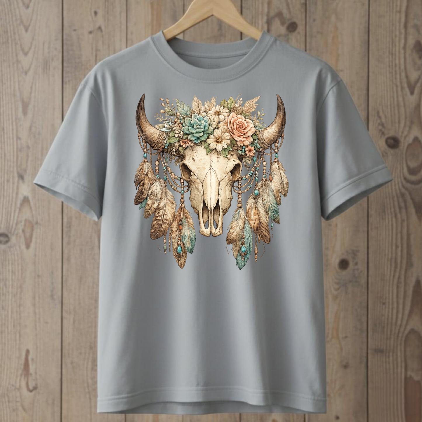 Bull Floral T-Shirt