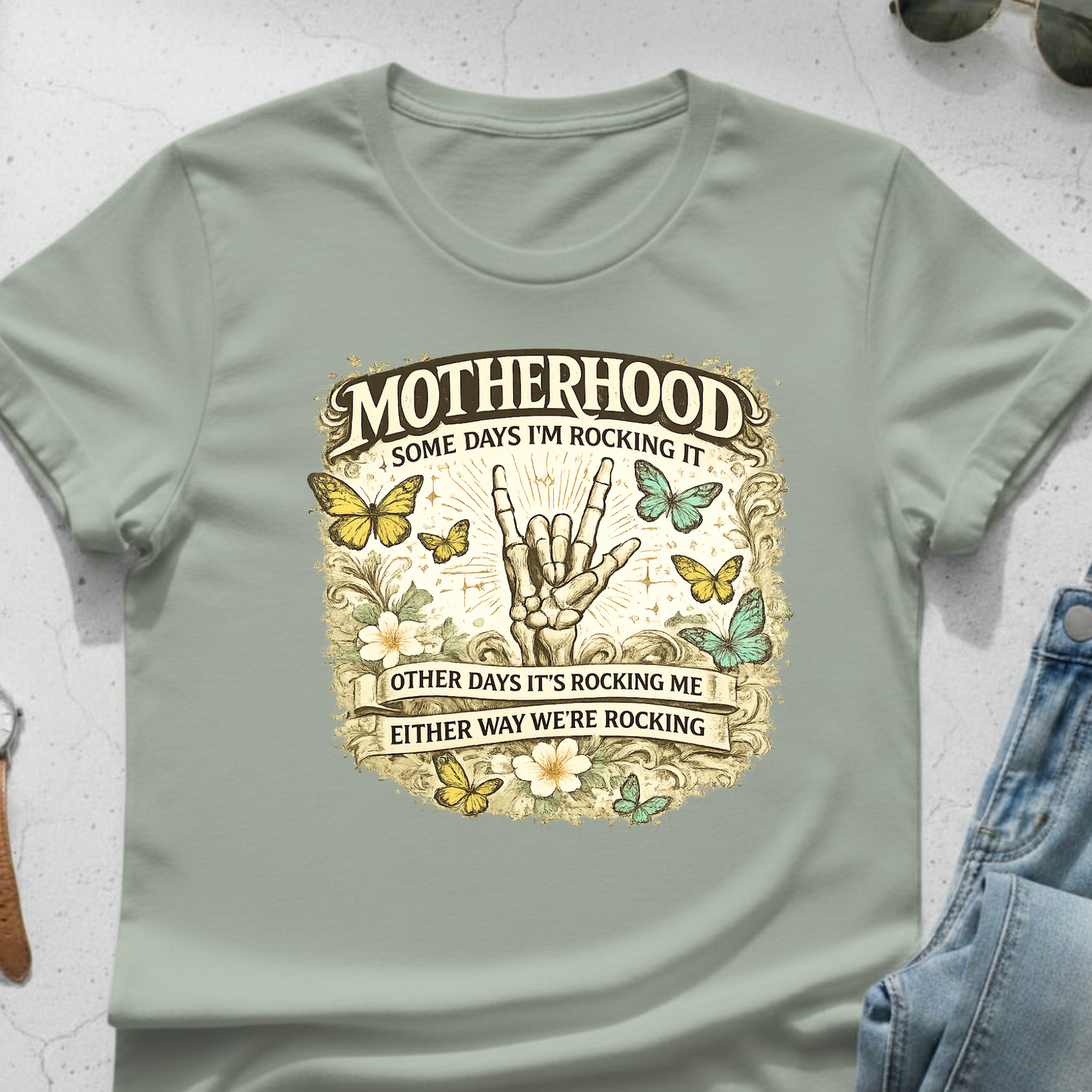 Motherhood Rocks T-Shirt