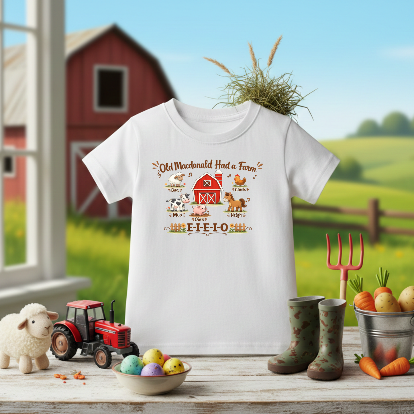 Old MacDonald Kid's T-shirt