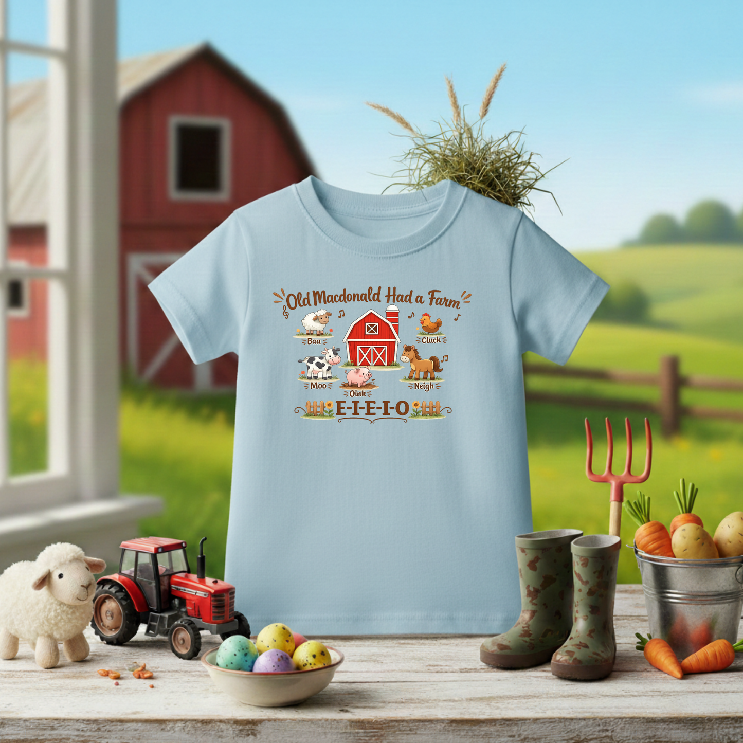 Old MacDonald Kid's T-shirt