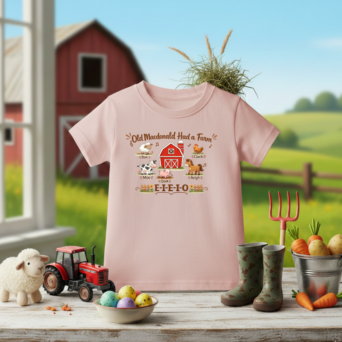 Old MacDonald Kid's T-shirt