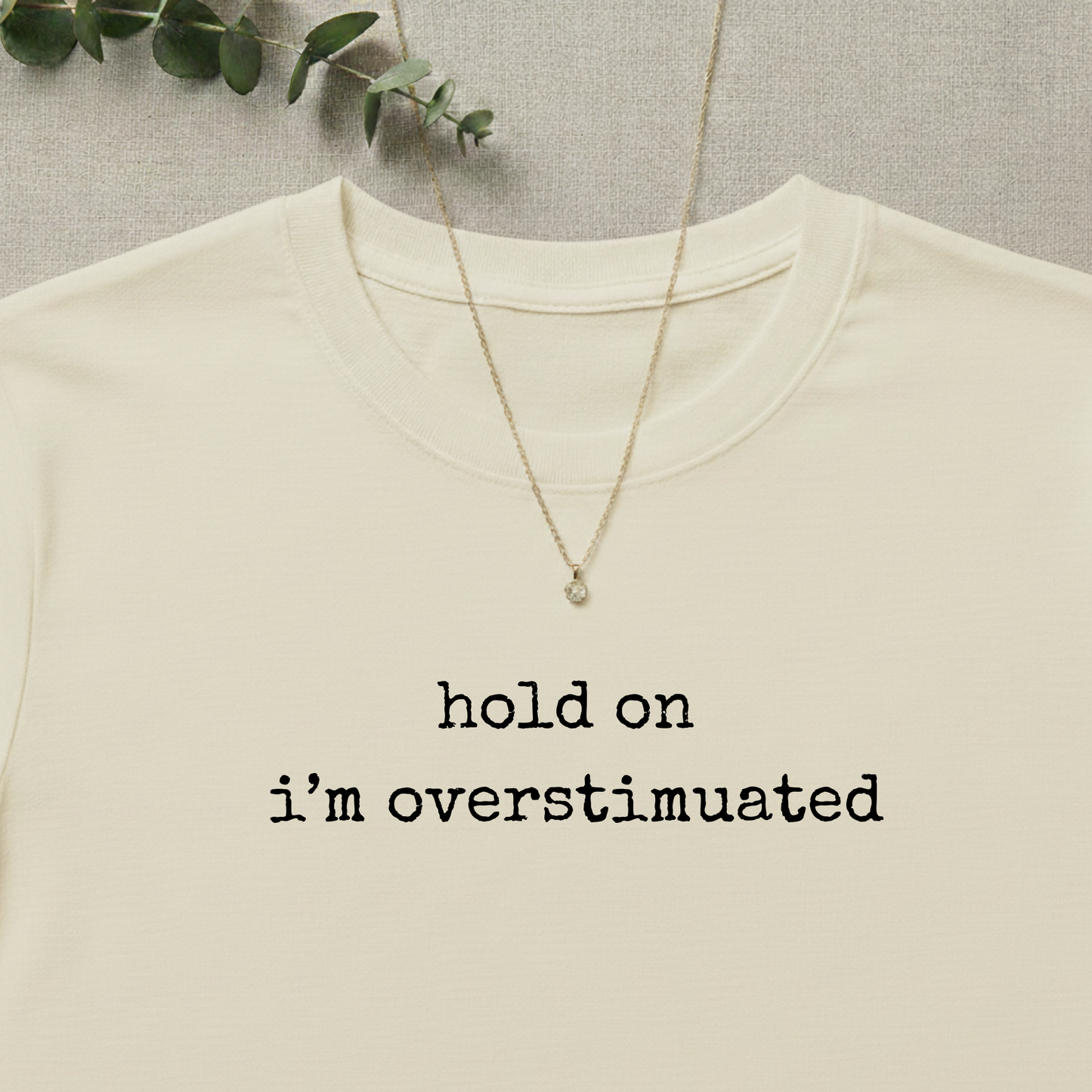 Hold On I'm Overstimuated T-shirt