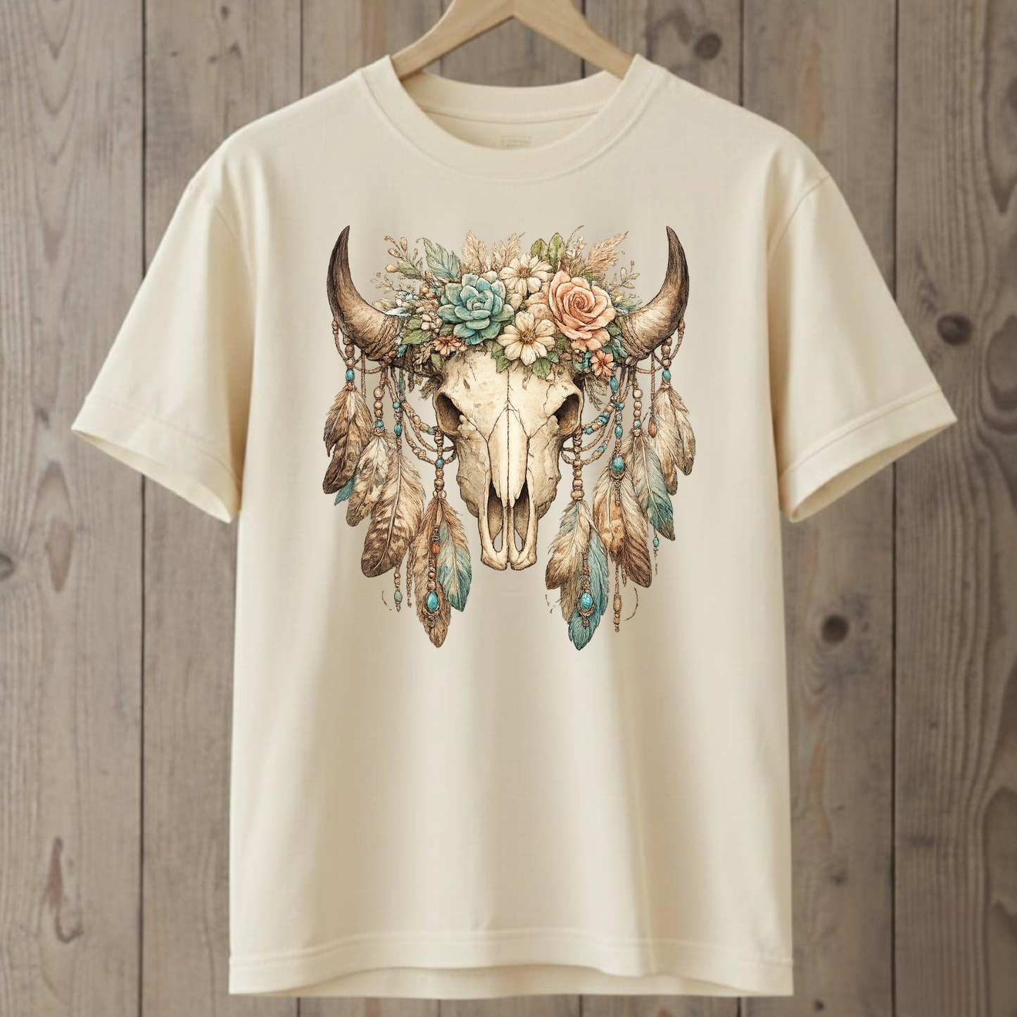 Bull Floral T-Shirt